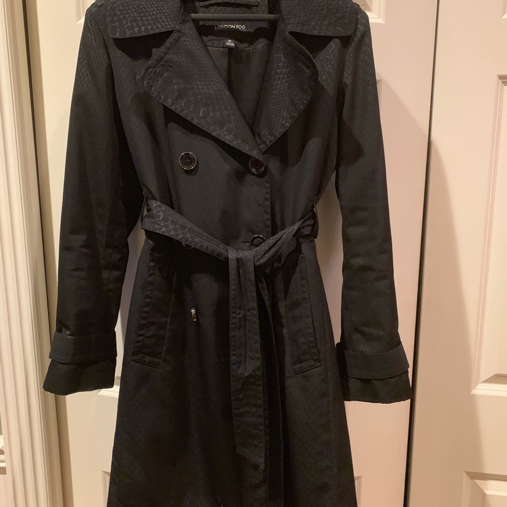 London Fog trench raincoat.